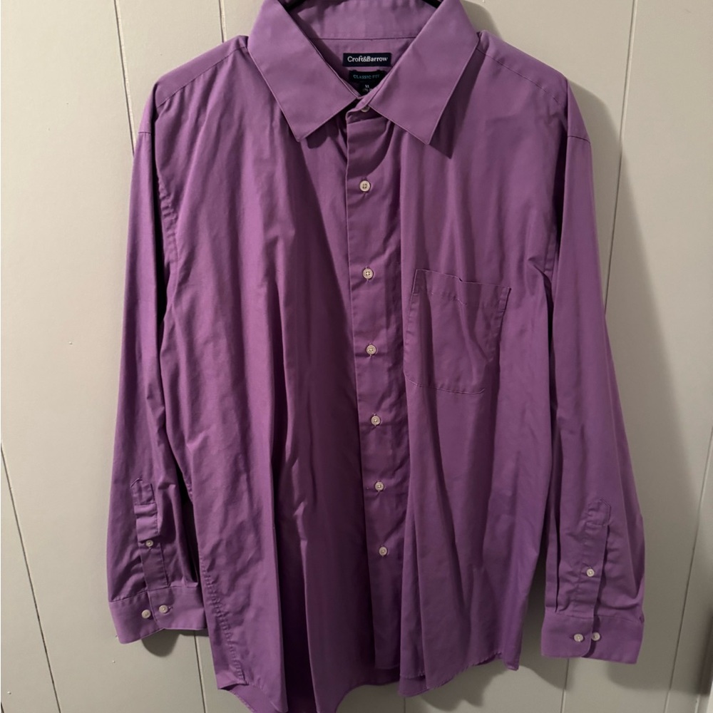 Croft & Barrow Men's Dress Shirt in Purple